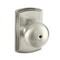 Delaney Hardware Italian Collection Santo Satin Nickel Bed/Bath Door Knob 362601 - alternate 3